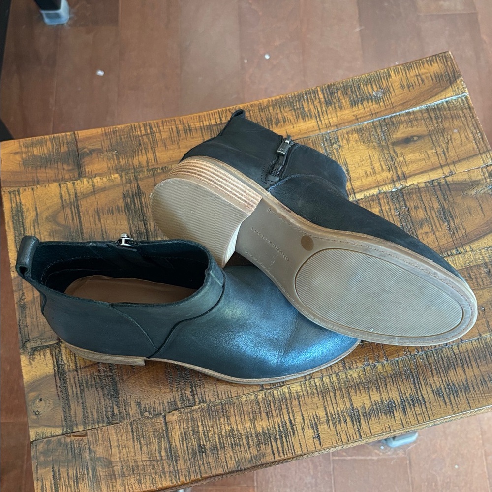 LUCKY BRAND, black ankle boots, US 7 EU 37.5 - Picture 3 of 5